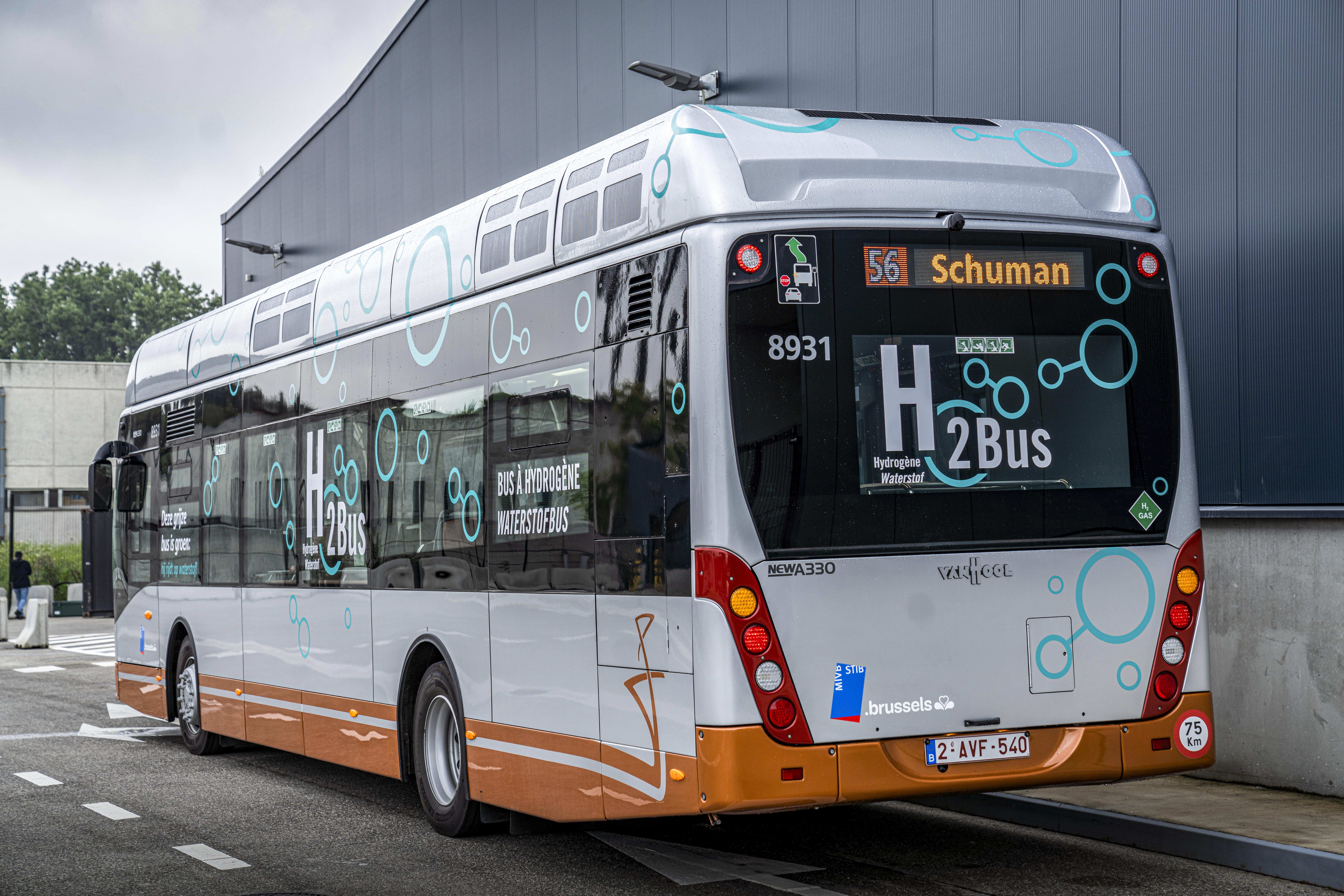 Bus with decorations on windows